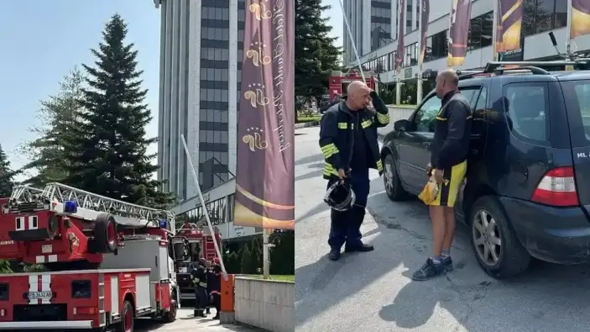 Пламна дискотека в центъра на Пловдив, 8 пожарни са на място Видео