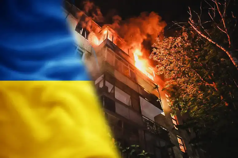 След мощна руска атака: Мъж от Харков трогна света, изпълнявайки Химна на Украйна