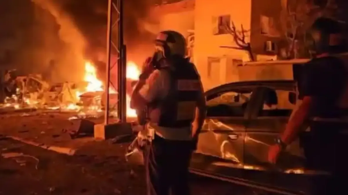 Видео показва последиците след ирански удар по Хайфа