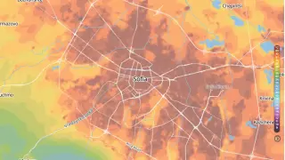 Огнена карта на София: Лятото ще е мор!