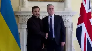 С какво си тръгна Зеленски от Лондон?