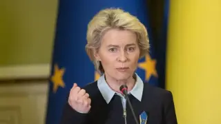 Фон дер Лайен е дълбоко впечатлена от Украйна и нейната...