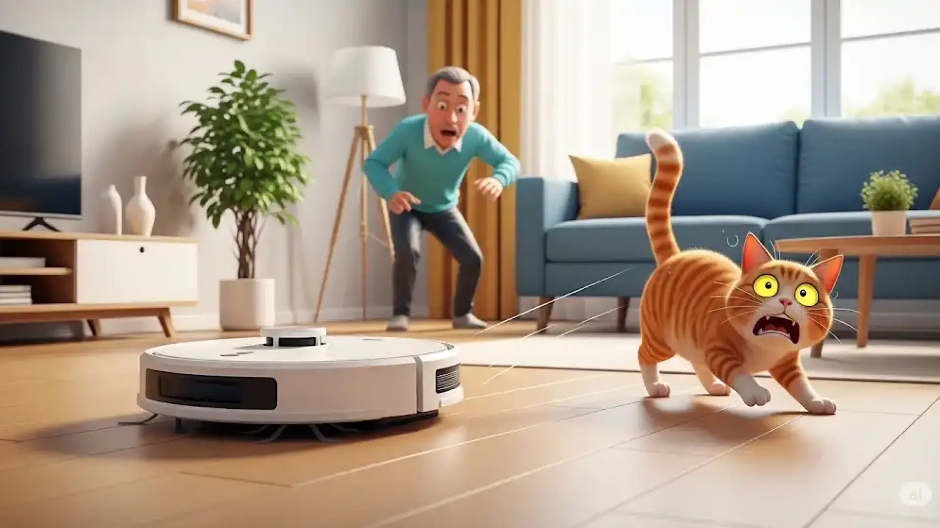 Котката, прахосмукачката и една малка семейна драма