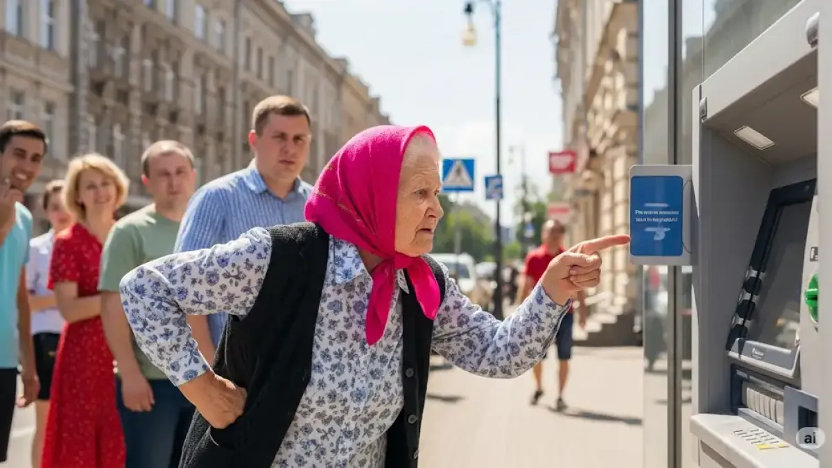 Пенсионер, банкомат и голямото объркване