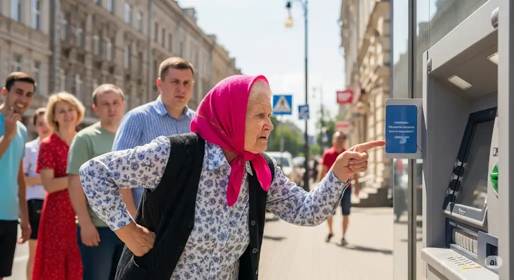 Пенсионер, банкомат и голямото объркване