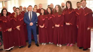 И.ф. главен прокурор Борислав Сарафов към 31 младши прокурори и следователи, завършили обучението си в НИП: Търсете истината и бъдете справедливи!