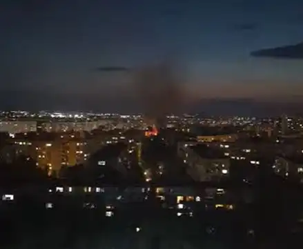 Първо в БЛИЦ! Огнен ад в София Снимки