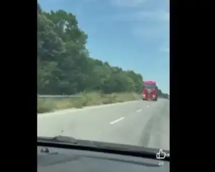 Хванаха самосвал да препуска в насрещното във Врачанско