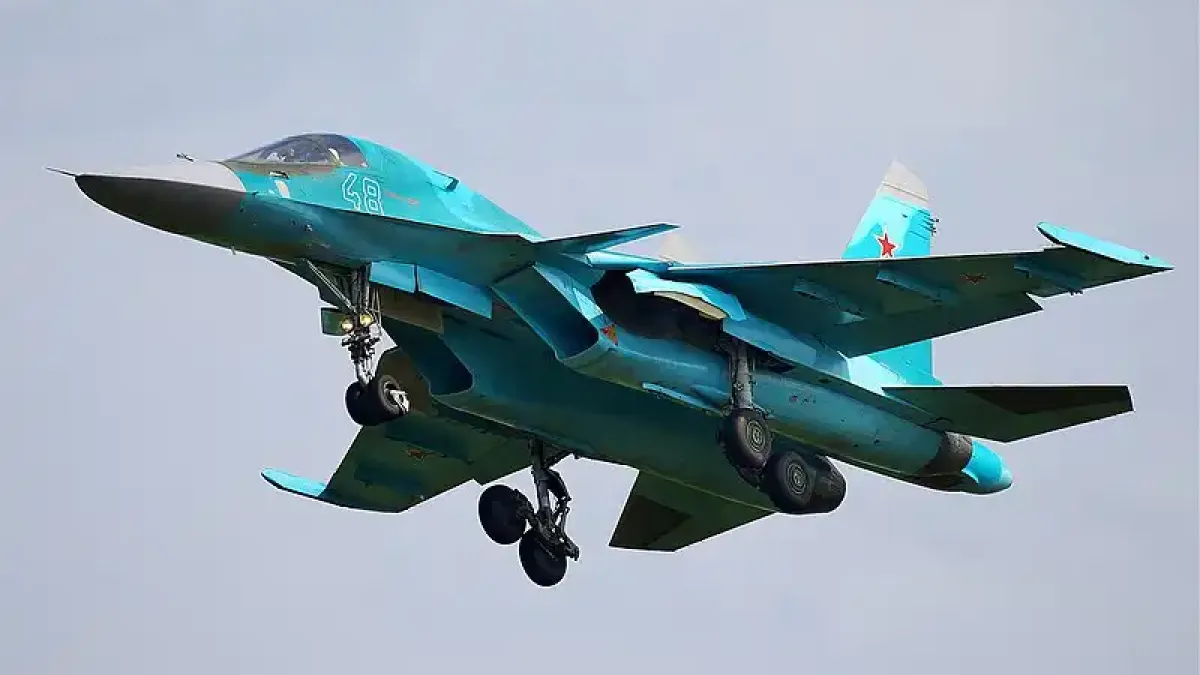 Руски Су-34 се разби в Нижегородска област по време на тренировъчен полет