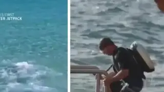 Уникално: Разработиха първата в света подводна реактивна раница Видео