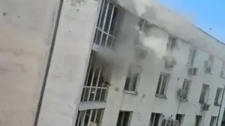 Пламна офис на адвокат и рекламна агенция в Търново! Евакуираха бременна през прозореца Снимки