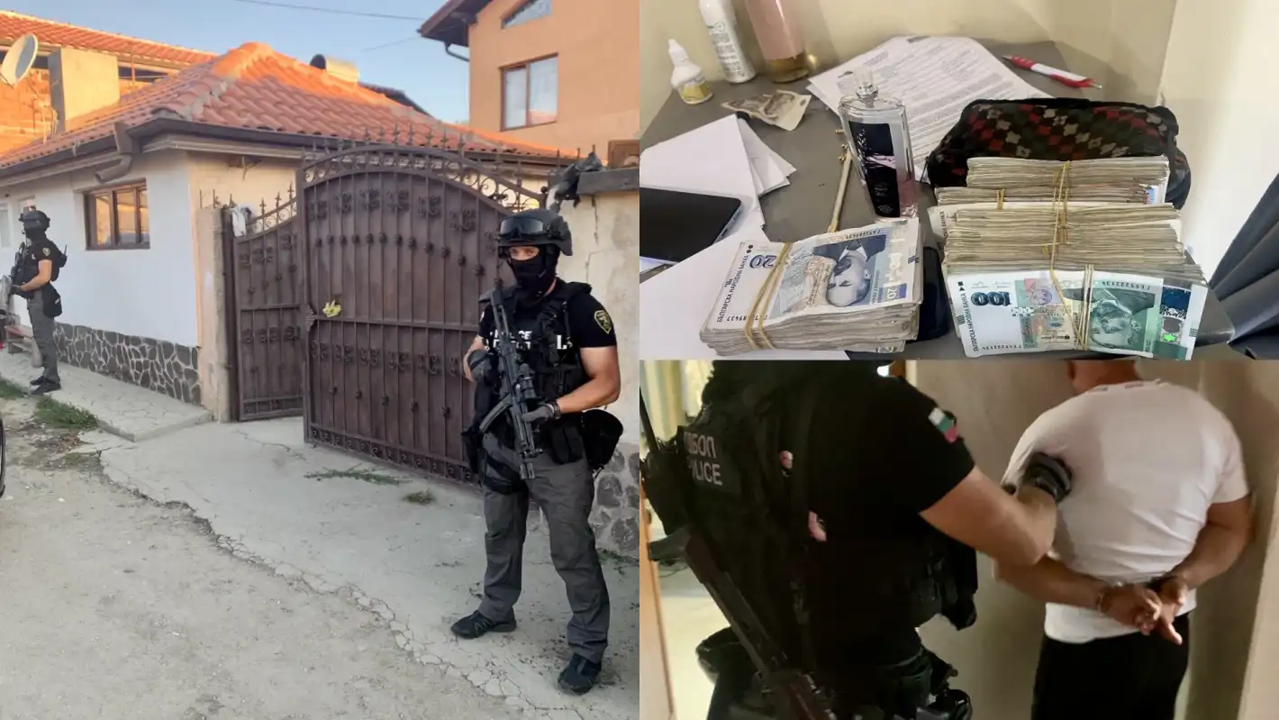 Екшън снимки от спецакцията, разбила мутренската група на "Масларите" в Разлог