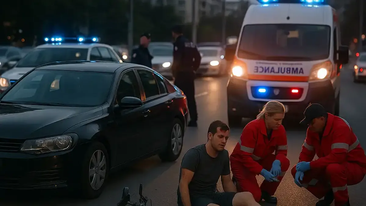 Извънредна ситуация на бул. "Черни връх" в София, хвърчат линейка и полиция