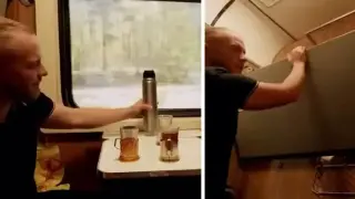 Необичайно: Мъж си създаде купе на влак у дома Видео