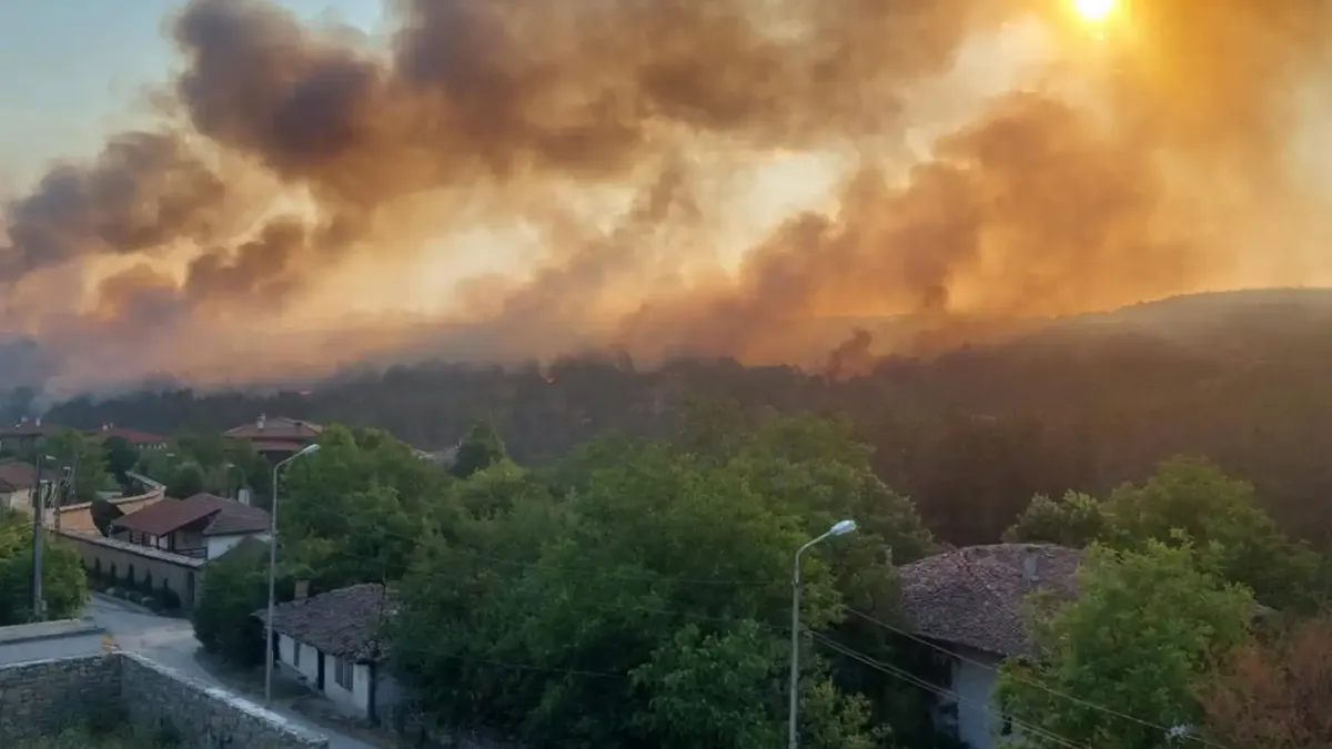 Пращат военни да гасят пожара край Велико Търново