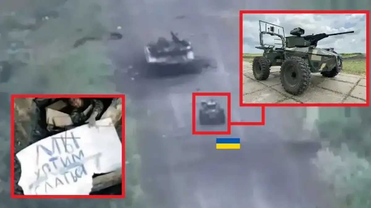 За пръв път във военната история: Наземни роботи на ВСУ разбиха руснаци и превзеха позиция с пленници