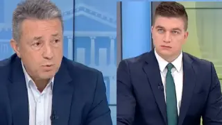 Водещ на БНТ и Янаки Стоилов се сдърпаха в ефир заради доходите на българи и хървати