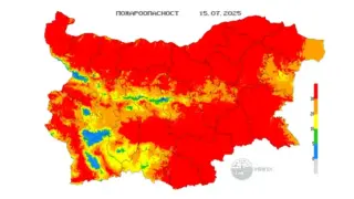 Картата на България почервеня, на тези места ще е страшно