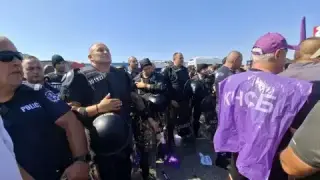 Протестиращи с извънреден ход след екшъна край "Тракия" Видео