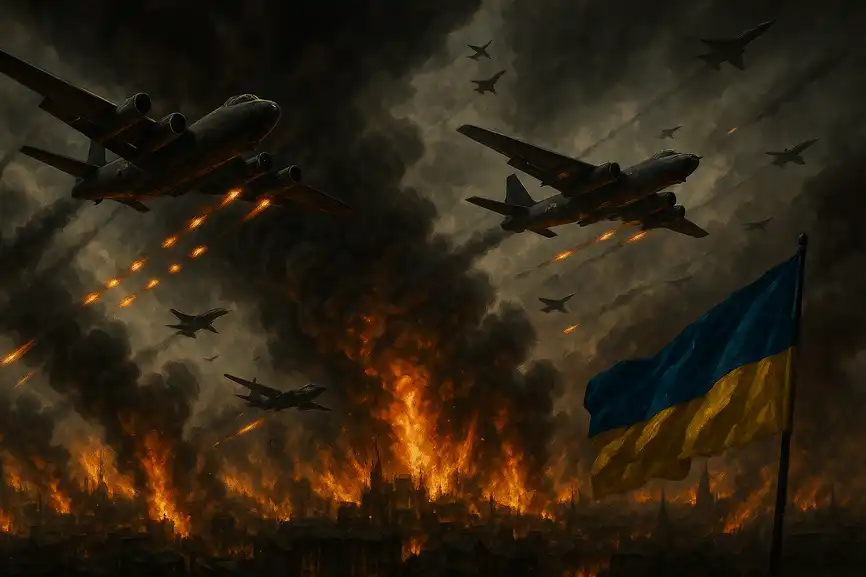 Украйна е на път да преживее "въздушен армагедон", но той няма да бъде организиран от Русия