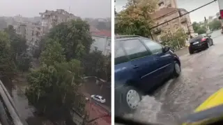 Библейска буря удари Северозапада: Лом е под вода, в Пловдивско е страшно! Видео