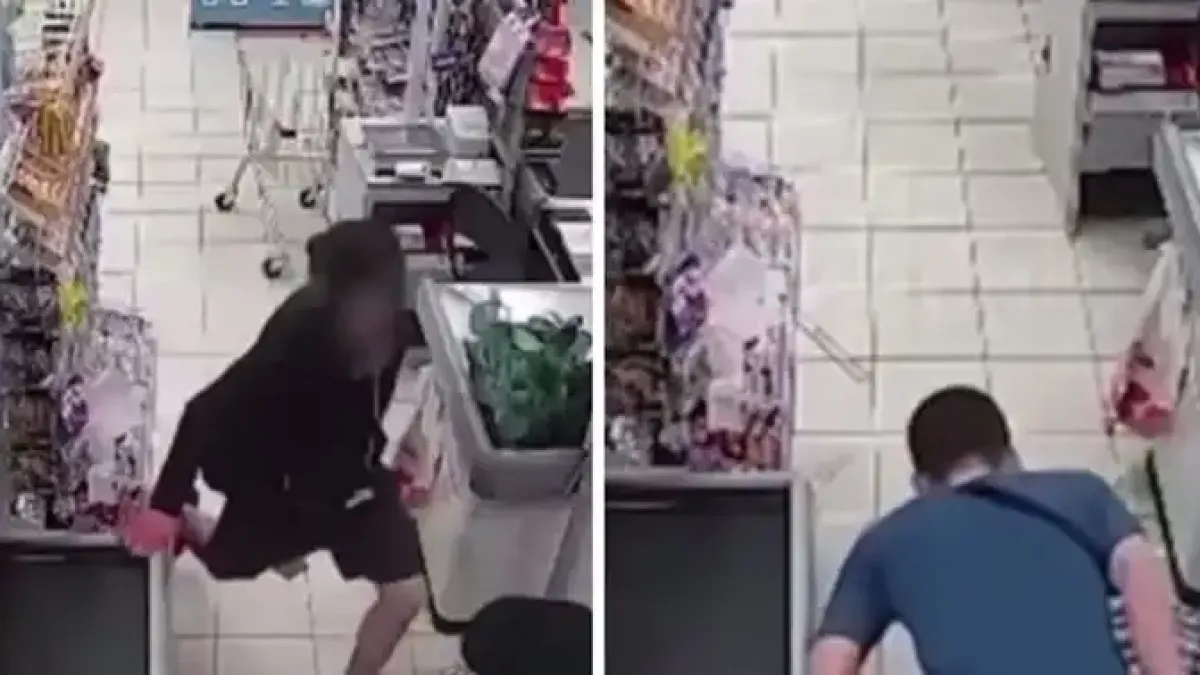Брутална агресия в магазин потресе България Видео 18+