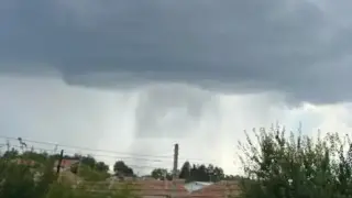 Буря със зверска градушка помете наш град Видео
