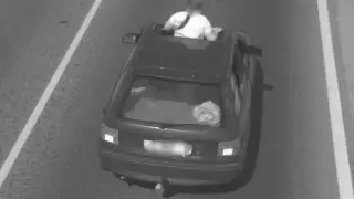 Ново безумие на "Тракия": Автомобил прелетя със 120 км/ч в аварийната лента въпреки толкамерите Видео