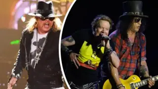 Аксел Роуз и Слаш пристигнаха в София за концерта на Guns N' Roses Снимки