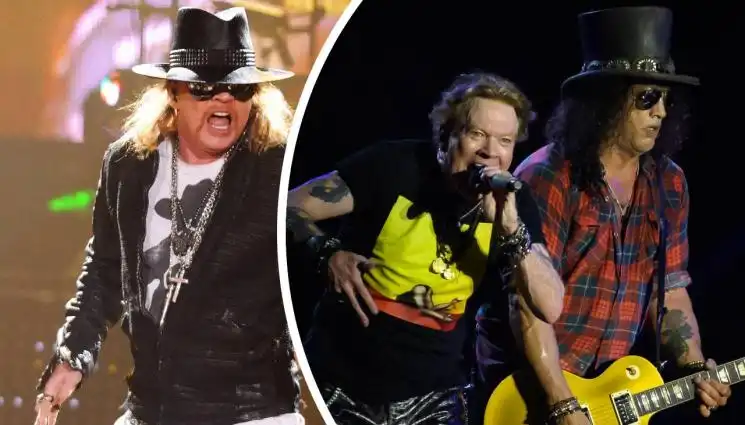 Аксел Роуз и Слаш пристигнаха в София за концерта на Guns N' Roses Снимки