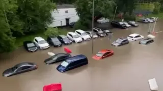 Москва под вода: Най-дъждовният ден от 1879 г. потопи именията на кремълския елит Снимки