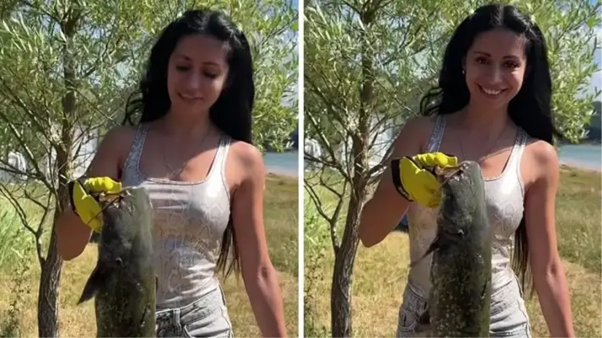 Родна порнозвезда хвана голям сом и...