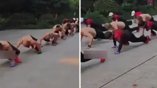 Сутрешната гимнастика на тези пенсионери удиви мрежата Видео