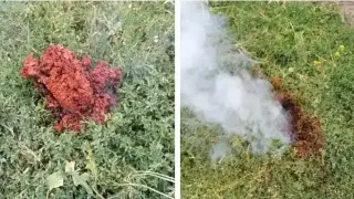 Официално: Установиха произхода на червената маса, паднала в Якоруда