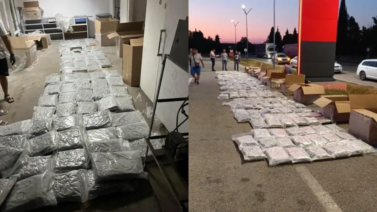 Първо в БЛИЦ! Прокуратурата и ГДБОП задържаха 350 кг дрога! Снимки