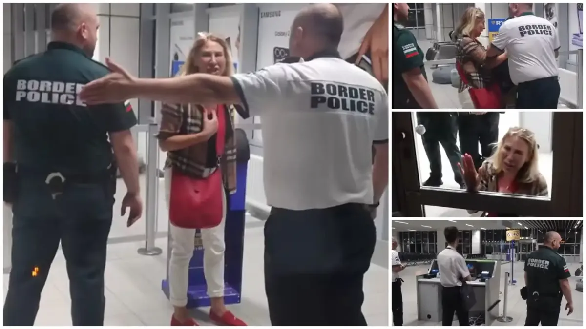 Скандал на софийското летище! Свалиха жена от полет на “Ryanair” заради... Видео