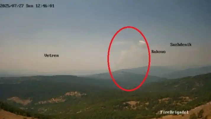 Нов пожар в Осоговската планина в РСМ, иде към България