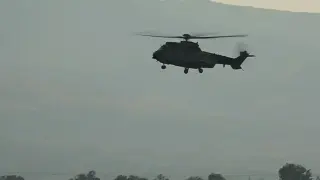 Помощта дойде! Кацна първият хеликоптер за гасене на пожарите по механизма за гражданска защита на ЕС