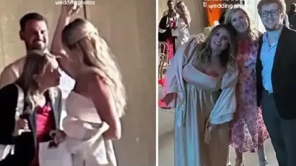 Шаферка лъсна на шокираща сватбена Снимка, ще се смеете много