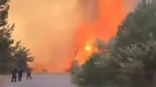 20-метрова огнена стена в Пирин, 50 000 декара са изпепелени Видео
