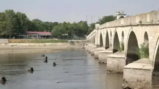Водата в Одрин се отдръпна и разкри смайваща гледка Снимки