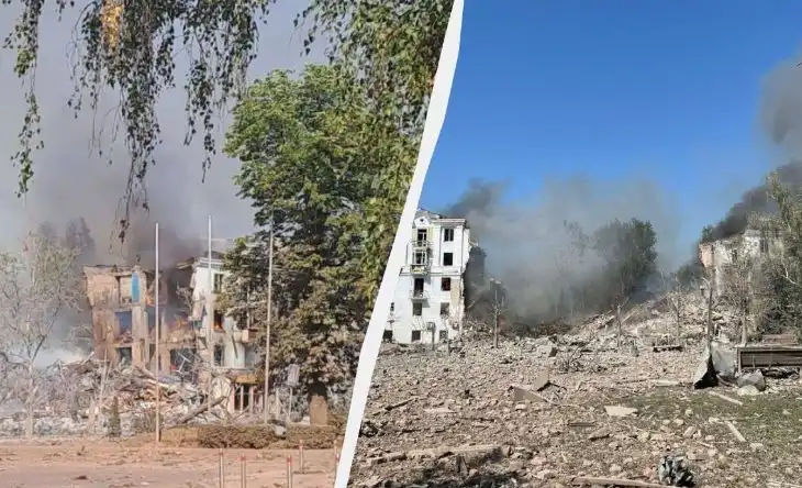 Катастрофални разрушения: Руска бомба удари Краматорск, уби дете