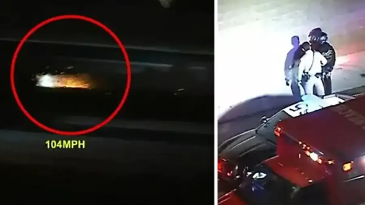 Няма да повярвате какво се случи при тази полицейска гонитба с 210 км/ч ВИДЕО