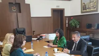 Сарафов проведе работна среща с омбудсмана Велислава Делчева