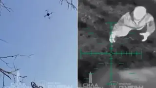 Украински войници спасиха Танкистът с дронове и електрически велосипеди, уникално видео