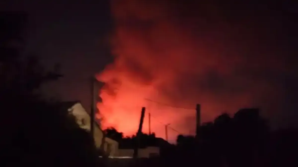 Дронове атакуваха железопътна гара във Волгоградска област Видео