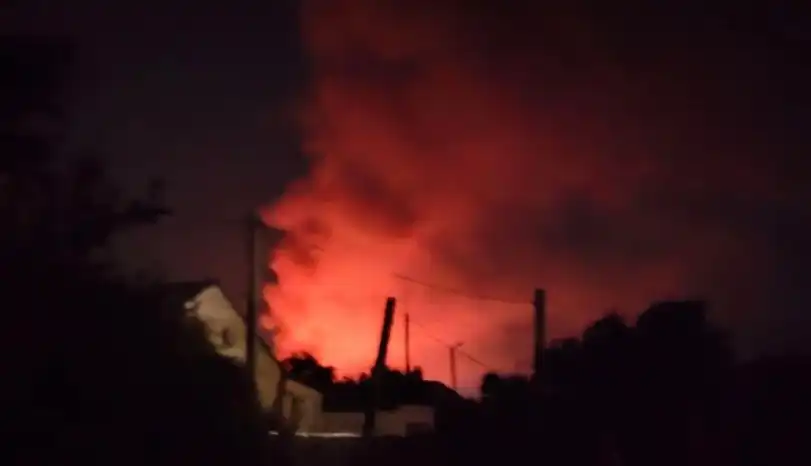 Дронове атакуваха железопътна гара във Волгоградска област Видео