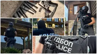 Ексклузивни кадри от мега акцията на ГДБОП срещу "Ангелите на Ада"