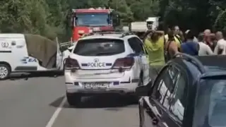 Ужасяващо меле  блокира "Предела", има жертва Снимки