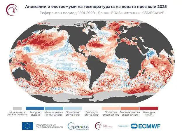 Юли на рекордите: От третия най-топъл в света до 50,5 °C в Турция
